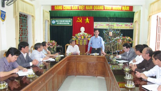 Phó chủ tịch UBND tỉnh chúc mừng, động viên Công ty TNHH MTV Cấp nước và Xây dựng Hà Tĩnh