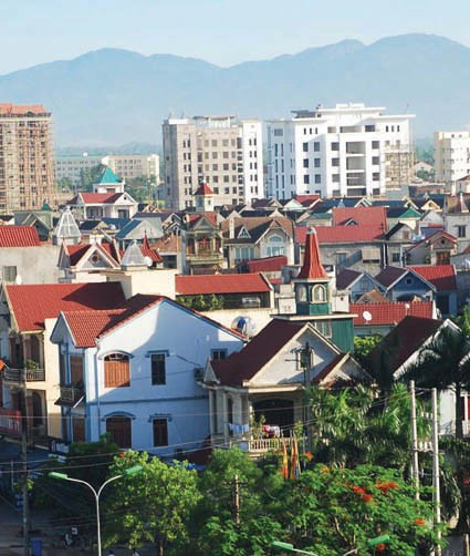 Một góc thành phố Hà Tĩnh