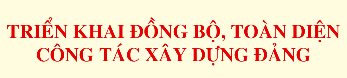 Tăng cường xây dựng, chỉnh đốn Đảng, hệ thống chính trị vững mạnh, tạo nền tảng để tỉnh nhà phát triển nhanh, bền vững