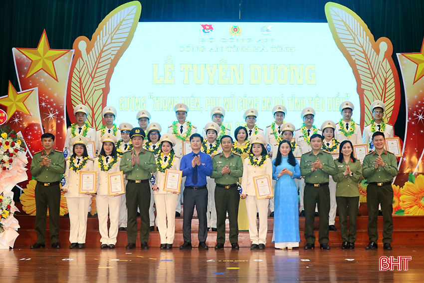 20 gương thanh niên và phụ nữ Công an Hà Tĩnh tiêu biểu. 4.JPG