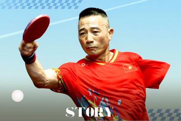 Tôi là vận động viên bóng bàn một tay