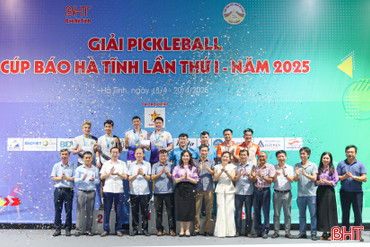 Giải Pickleball Cúp Báo Hà Tĩnh lần thứ I thành công tốt đẹp