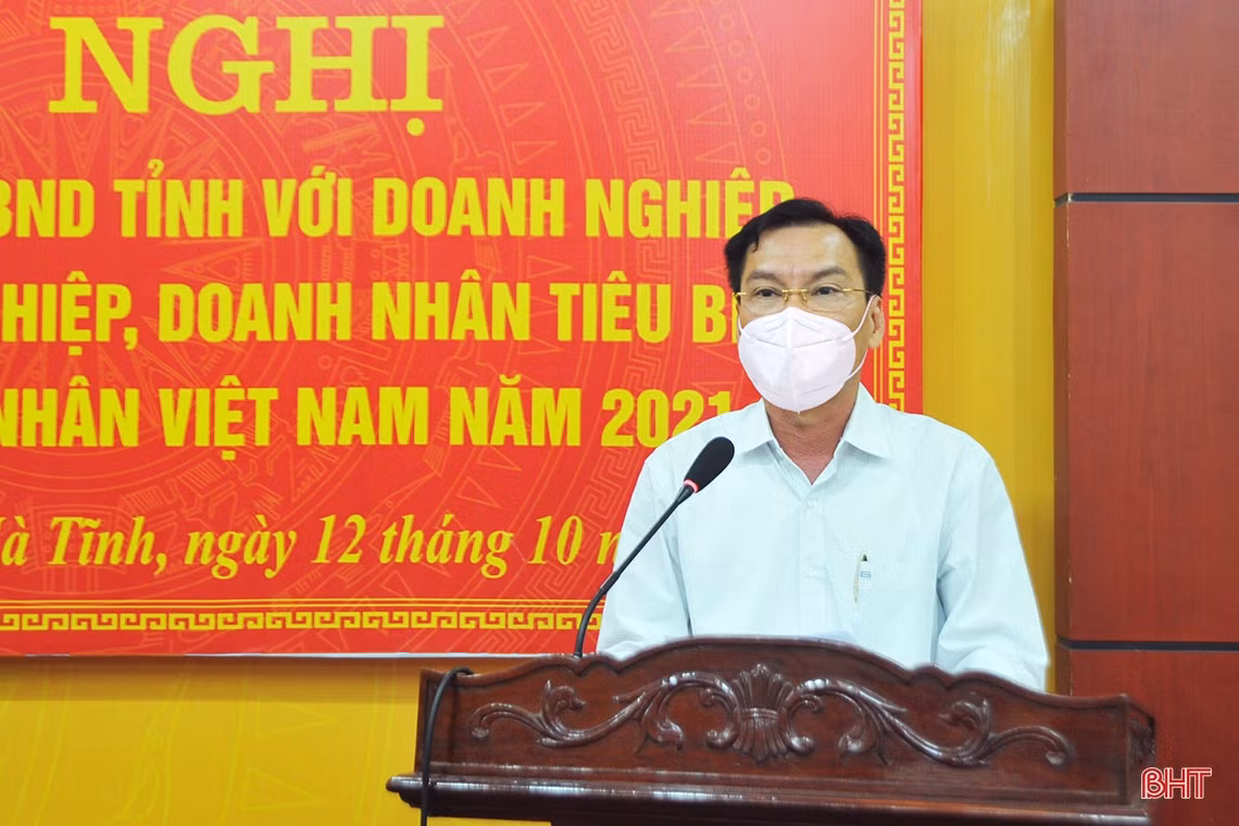 Hà Tĩnh luôn đồng hành cùng cộng đồng doanh nghiệp vượt khó vươn lên