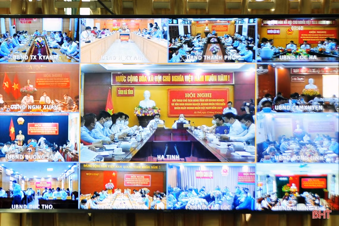 Hà Tĩnh đối thoại, tôn vinh doanh nghiệp, doanh nhân tiêu biểu dịp 13/10