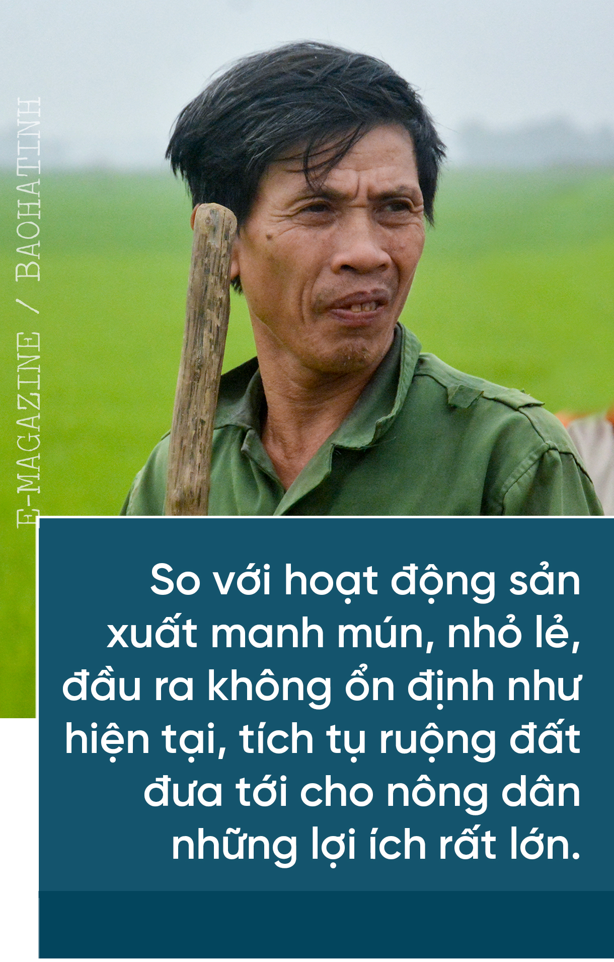 “Làng tôi sẽ là làng lúa, làng hoa”