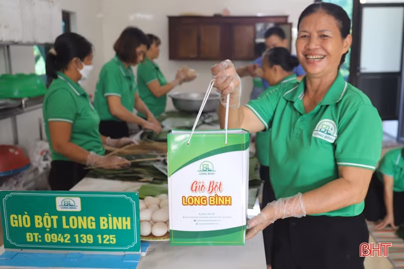 Giò bột Long Bình OCOP 3 sao “vượt lũy tre làng”