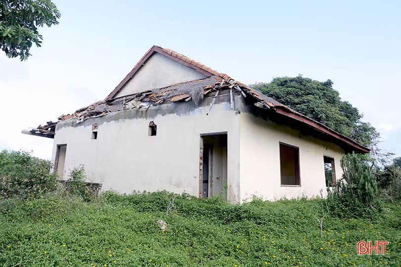 Cảnh hoang tàn của khu du lịch sinh thái tiền tỷ ở thị trấn Nghèn