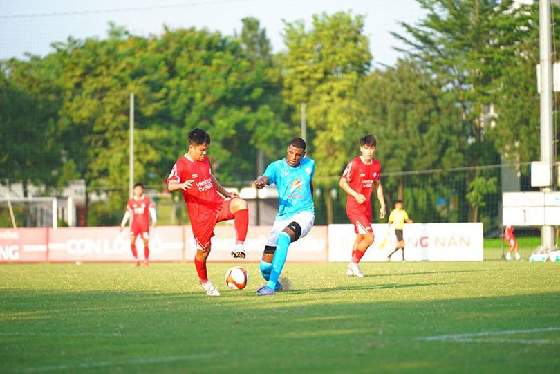 Hồng Lĩnh Hà Tĩnh và Viettel hòa nhau ở Cup Viettel mở rộng 2023