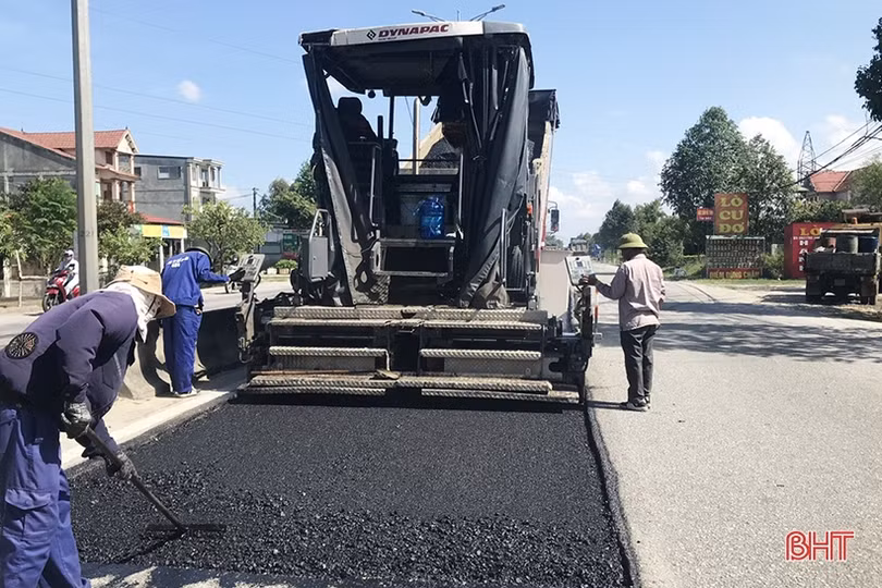 Khắc phục các đoạn tuyến hư hỏng nặng trên QL1 qua Hà Tĩnh