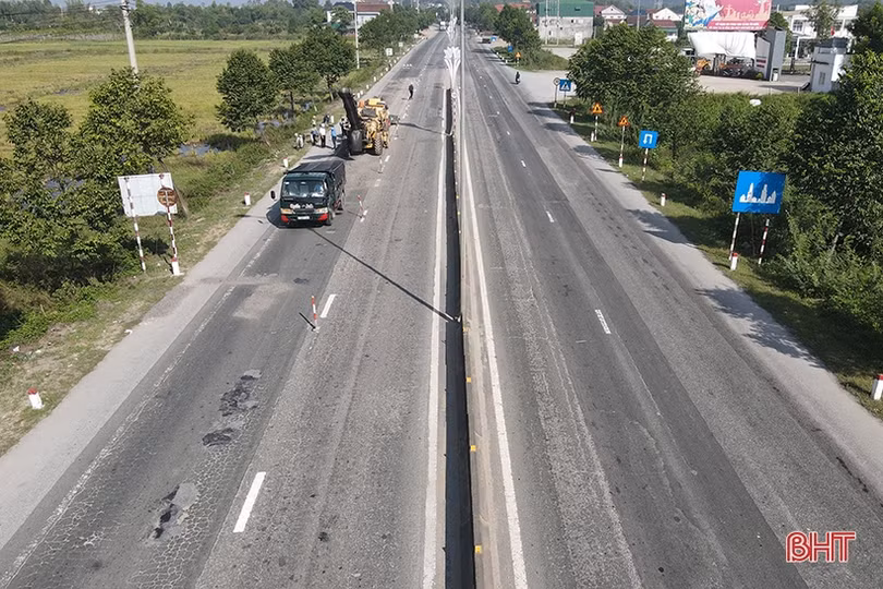 Khắc phục các đoạn tuyến hư hỏng nặng trên QL1 qua Hà Tĩnh