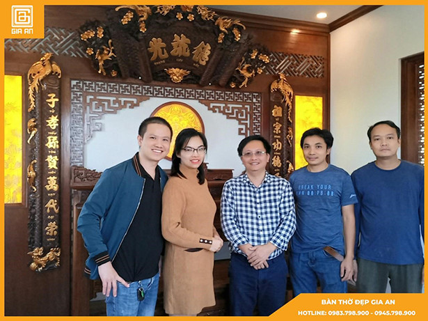 Tranh trúc chỉ Gia An - kiến tạo không gian phòng thờ sang trọng