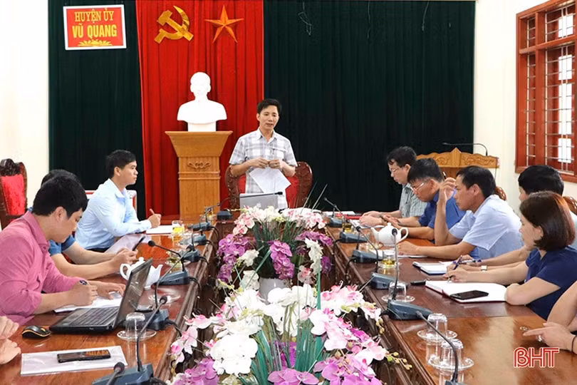 Vũ Quang nâng cao chất lượng công tác kiểm tra, giám sát của Đảng