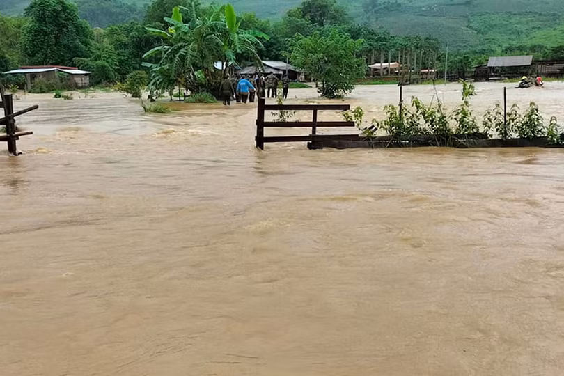 Nhiều tỉnh của Lào tiếp tục chịu ảnh hưởng nghiêm trọng bởi mưa lũ