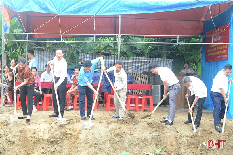 Xây nhà cho hộ nghèo ở Nghi Xuân