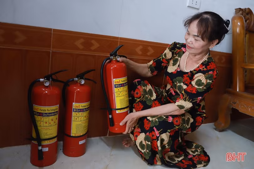 “Nhà tôi có bình chữa cháy”