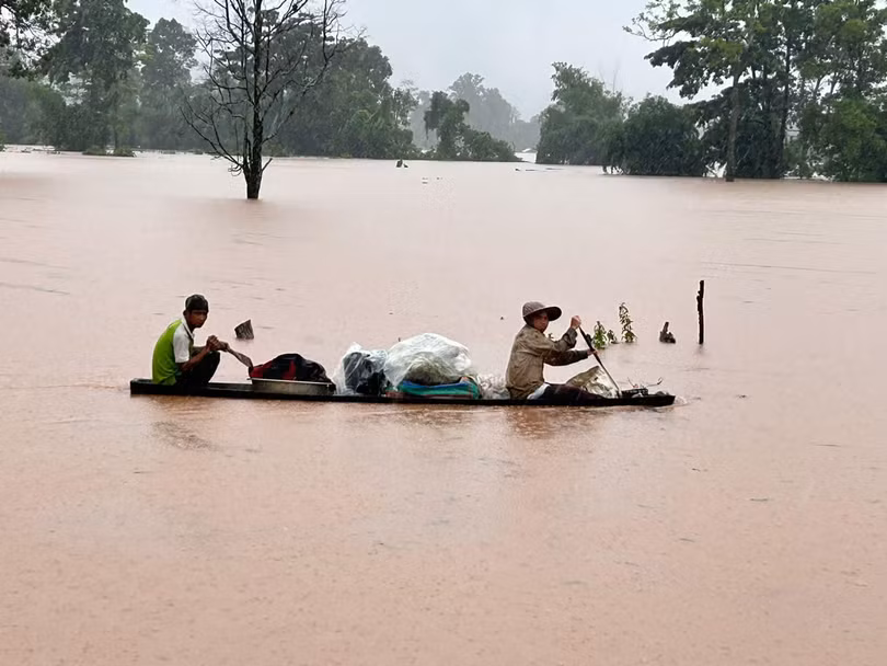 Lũ lụt, sạt lở đất nghiêm trọng tại 2 tỉnh của Lào giáp Hà Tĩnh