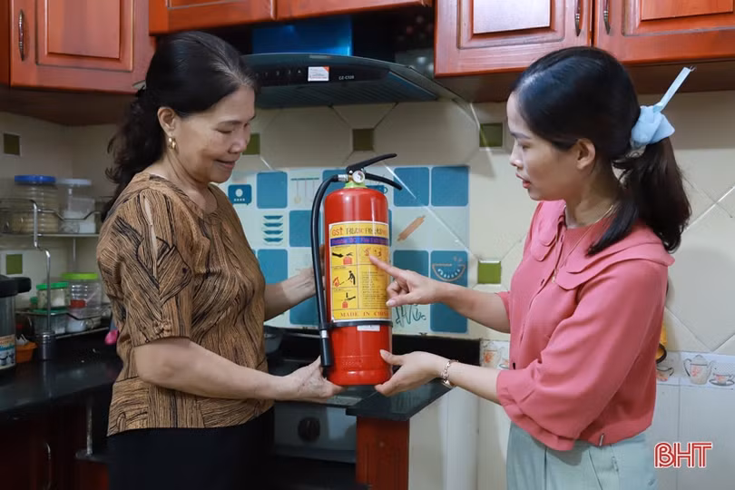 “Nhà tôi có bình chữa cháy”