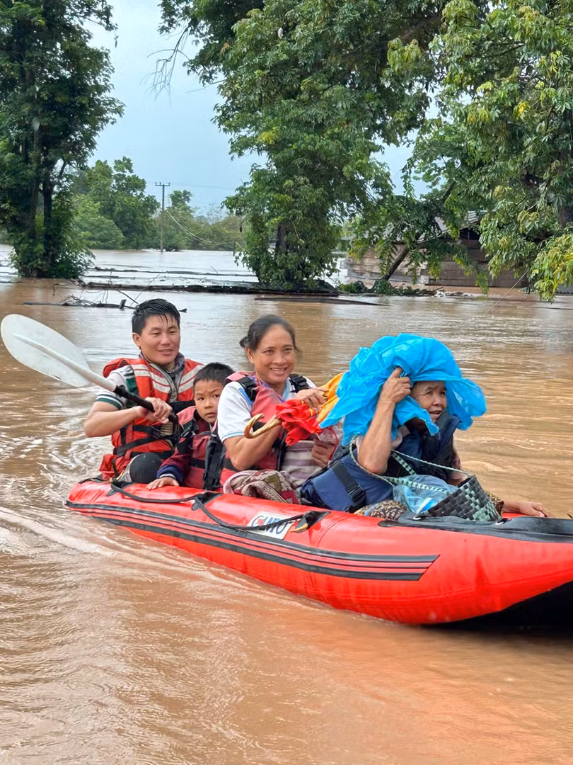 Lũ lụt, sạt lở đất nghiêm trọng tại 2 tỉnh của Lào giáp Hà Tĩnh