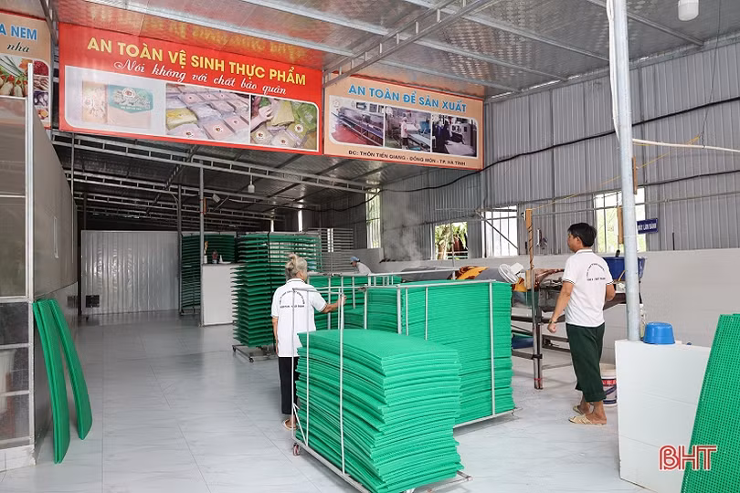 Bánh đa nem vùng ven đô vươn tầm OCOP