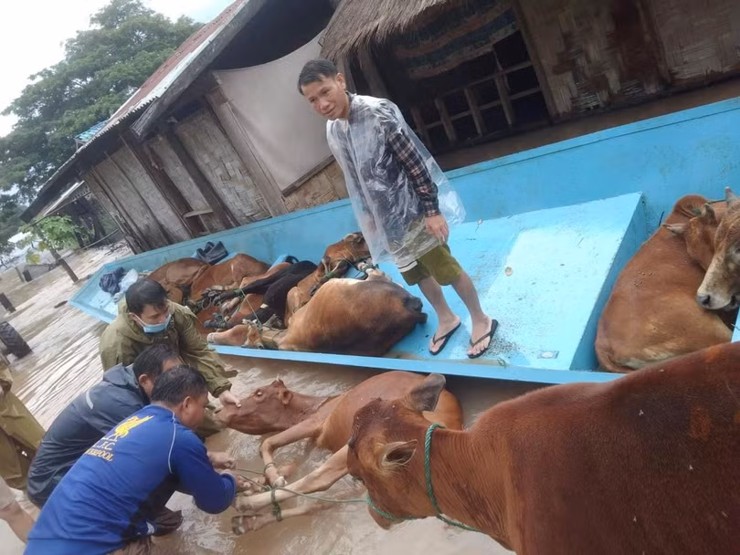 Lũ lụt, sạt lở đất nghiêm trọng tại 2 tỉnh của Lào giáp Hà Tĩnh