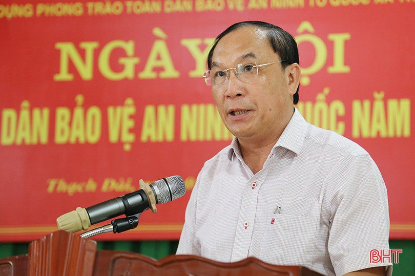 Lãnh đạo tỉnh chung vui “Ngày hội toàn dân bảo vệ an ninh Tổ quốc” tại Thạch Hà