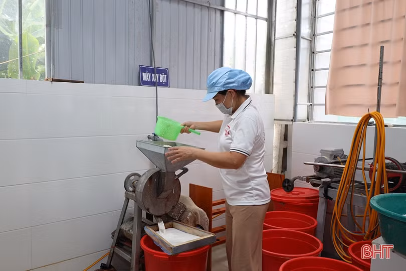 Bánh đa nem vùng ven đô vươn tầm OCOP