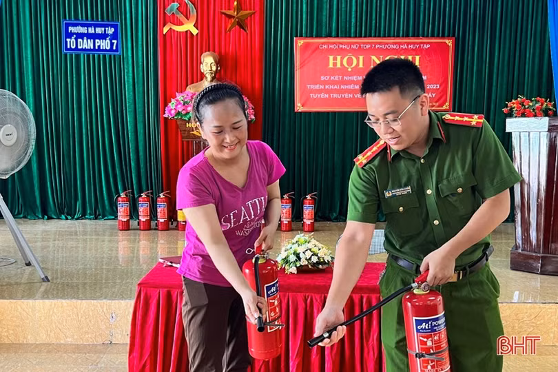 “Nhà tôi có bình chữa cháy”