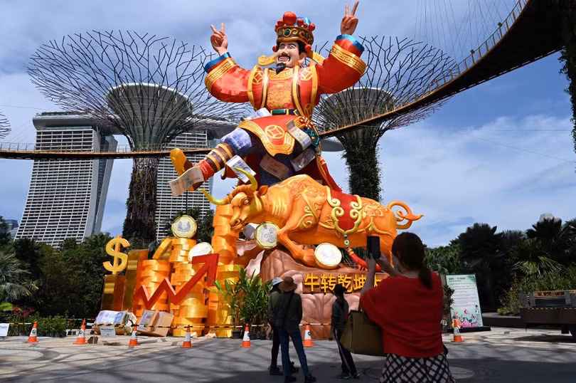 Khung cảnh trang trí tết ở các quốc gia châu Á