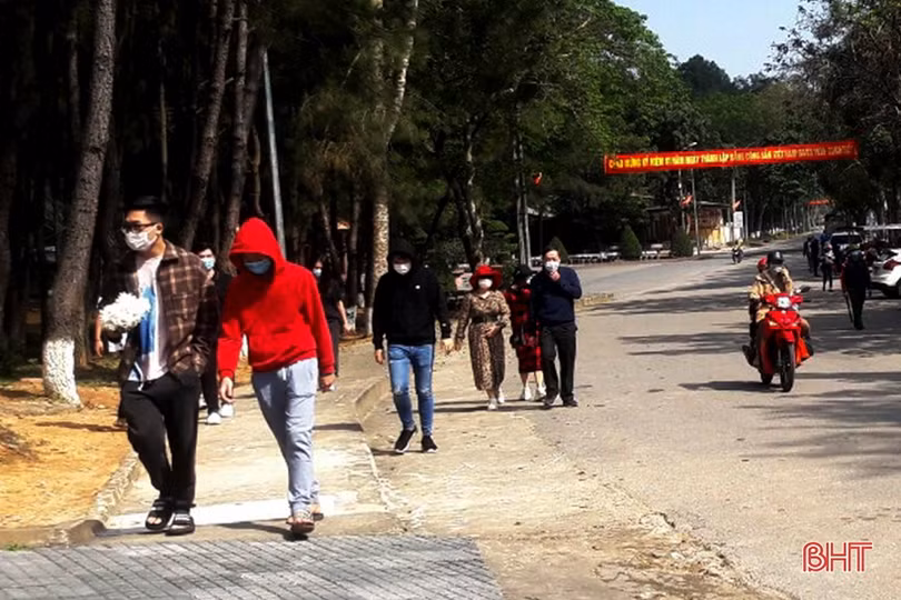 Ngã ba Đồng Lộc đón gần 5 ngàn du khách trong những ngày đầu năm mới