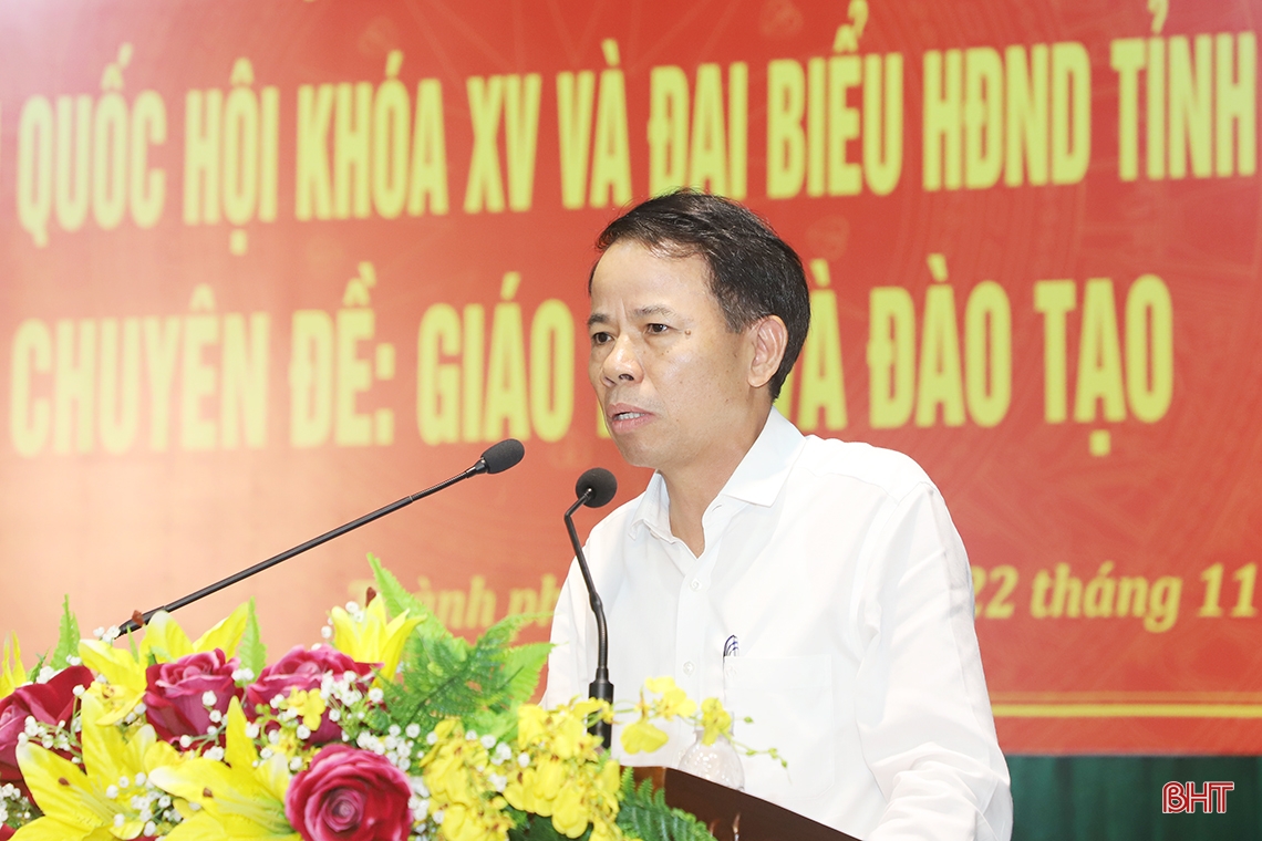 Ngành GD&ĐT Hà Tĩnh tiếp tục nghiên cứu, tham mưu xây dựng dự thảo nghị quyết mới phù hợp thực tiễn
