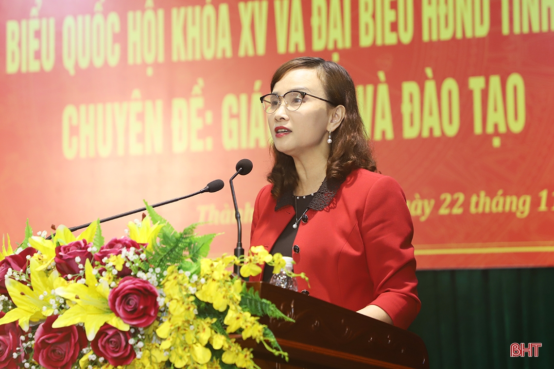 Ngành GD&ĐT Hà Tĩnh tiếp tục nghiên cứu, tham mưu xây dựng dự thảo nghị quyết mới phù hợp thực tiễn