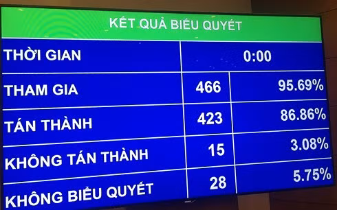 Quốc hội biểu quyết thông qua Luật An ninh mạng