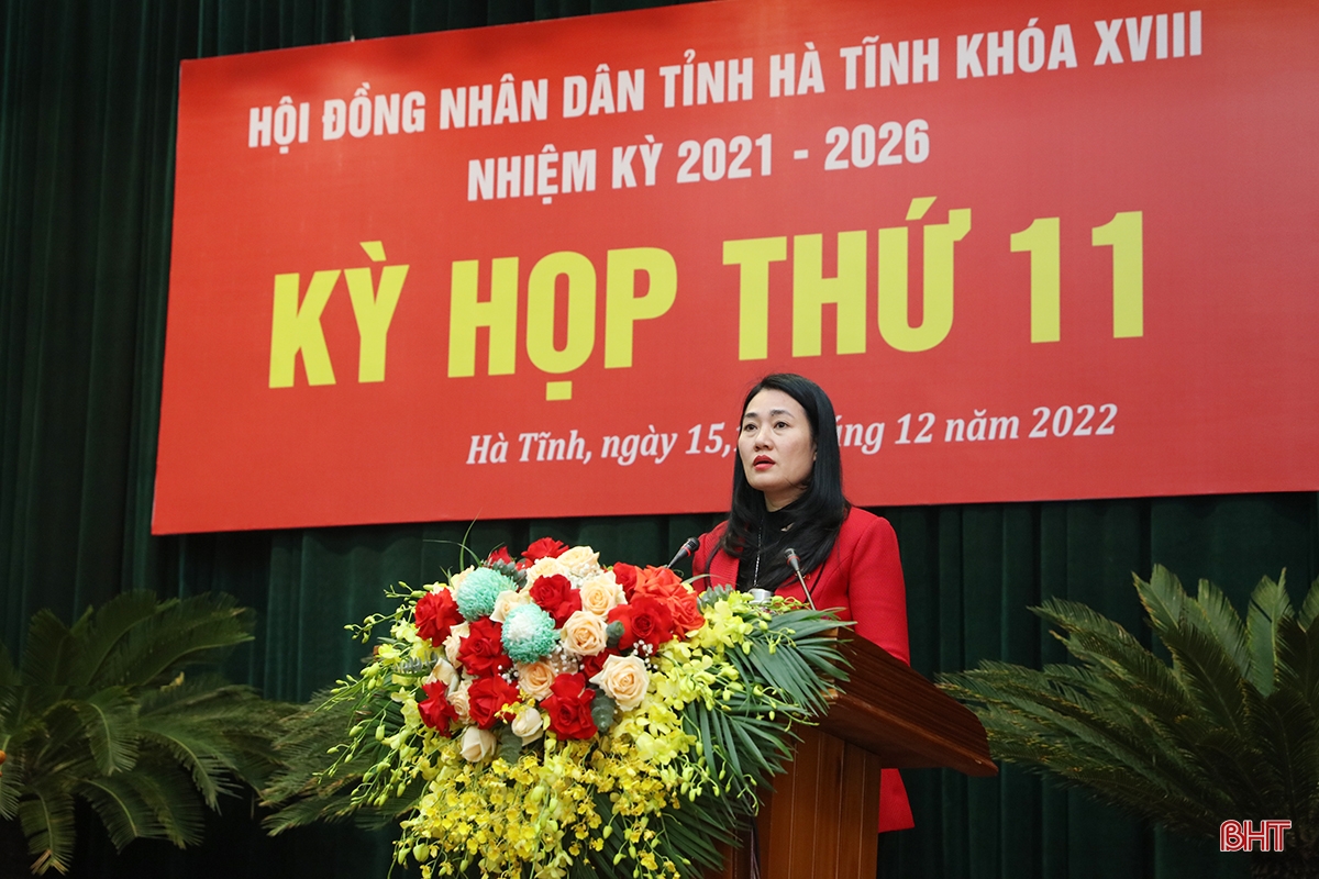 Bế mạc Kỳ họp thứ 11, Hội đồng nhân dân tỉnh Hà Tĩnh