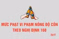 [Motion Graphics] Chi tiết mức phạt vi phạm nồng độ cồn theo Nghị định 168