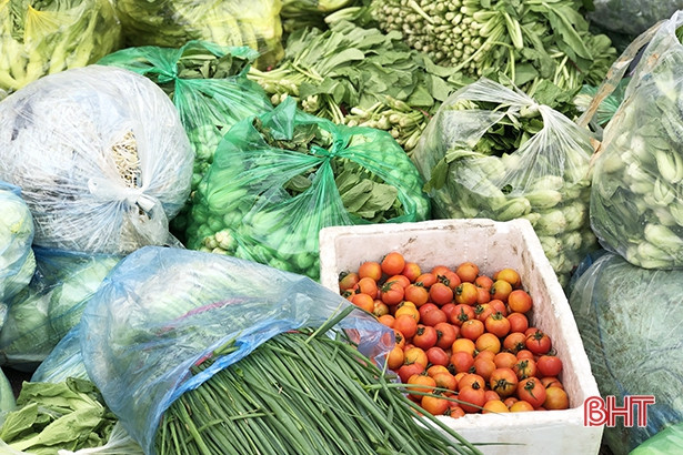 Tiểu thương chợ TP Hà Tĩnh góp 1,5 tấn rau cung ứng cho các điểm cách ly 