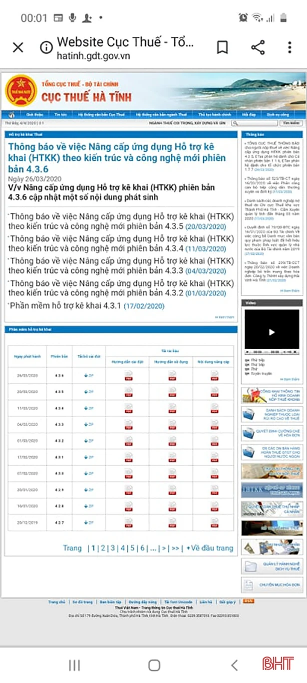 Thực hiện thủ tục qua mạng, Cục Thuế Hà Tĩnh đảm bảo tiến độ kê khai quyết toán thuế