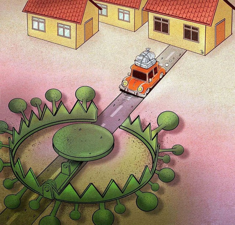 Bộ tranh cảm động về những bác sĩ tuyến đầu chống dịch Covid-19