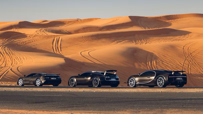 Bộ ảnh cực hiếm của 3 siêu xe biểu tượng Bugatti