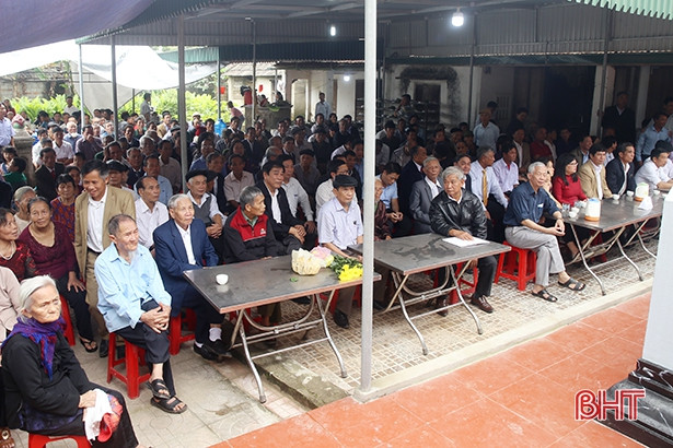 Dòng họ Nguyễn Huy Hà Tĩnh long trọng tổ chức lễ giỗ tổ