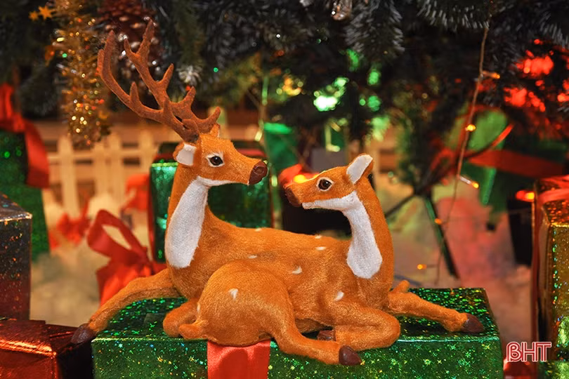 Giáng sinh đang đến rất gần trên phố phường Hà Tĩnh!