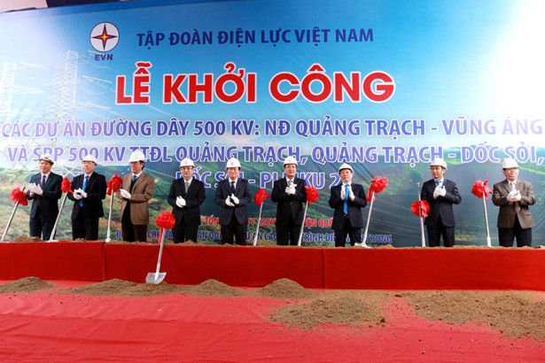 Khởi công xây dựng đường dây 500 kV từ Vũng Áng đến Pleiku ảnh 2 Khởi công xây dựng đường dây 500 kV từ Vũng Áng đến Pleiku
