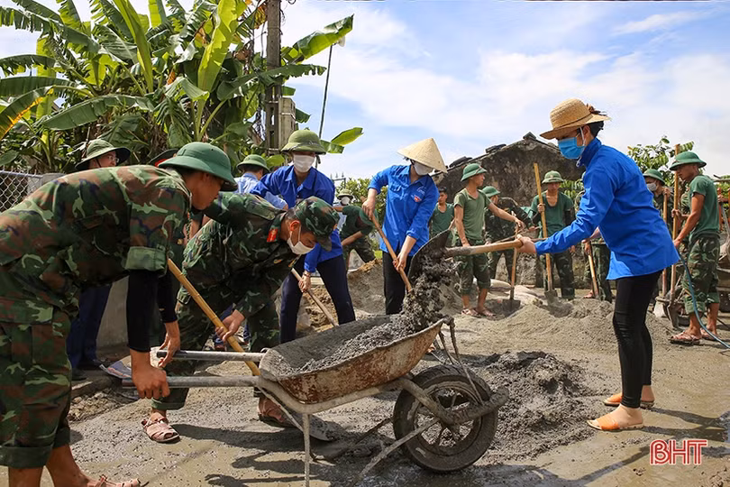 Tuổi trẻ Hà Tĩnh triển khai gần 500 công trình, phần việc trong đợt cao điểm