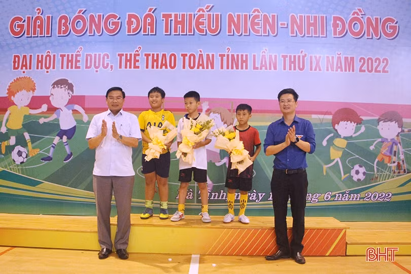 Cẩm Xuyên, Thạch Hà vô địch Giải Bóng đá thiếu niên - nhi đồng tỉnh Hà Tĩnh