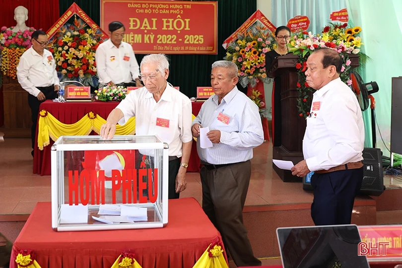 TX Kỳ Anh tổ chức đại hội điểm chi bộ khối nông thôn