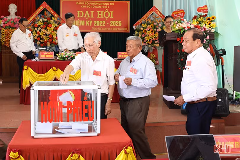 TX Kỳ Anh tổ chức đại hội điểm chi bộ khối nông thôn