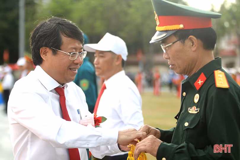 Những hình ảnh ấn tượng tại lễ khai mạc Đại hội TDTT thành phố Hà Tĩnh lần thứ IX năm 2022