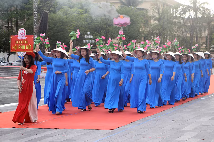 Những hình ảnh ấn tượng tại lễ khai mạc Đại hội TDTT thành phố Hà Tĩnh lần thứ IX năm 2022