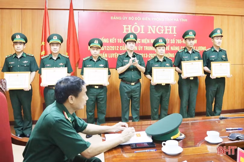 Bộ đội Biên phòng Hà Tĩnh tổng kết 10 năm thực hiện Nghị quyết 765