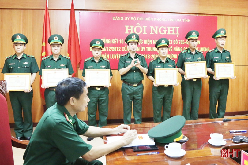 Bộ đội Biên phòng Hà Tĩnh tổng kết 10 năm thực hiện Nghị quyết 765