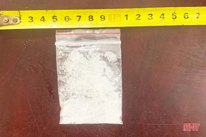 Công an huyện Hương Khê khởi tố đối tượng tàng trữ trái phép chất ma tuý